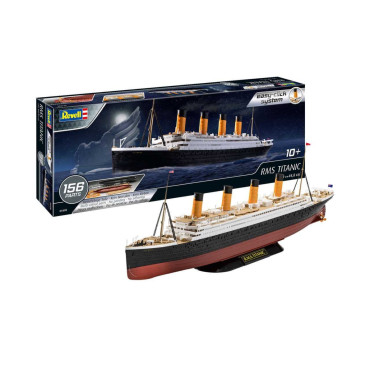 KIT PARA MONTAR REVELL EASY-CLICK RMS TITANIC 1/600 156 PEÇAS REV 05498